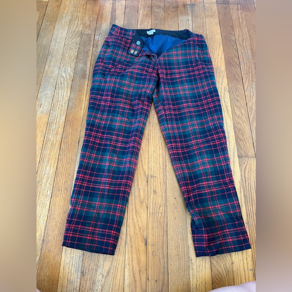 Jcrew tartan pants